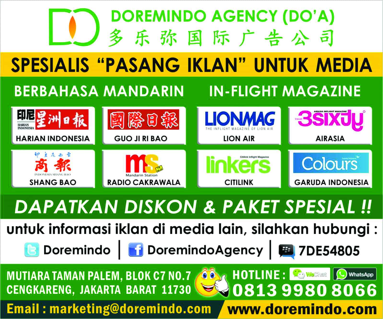 Pasang Iklan Koran Majalah